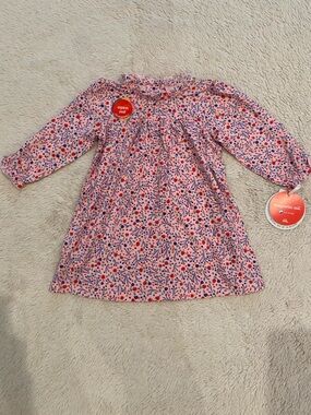 Magnetic Me Elizabeth Forever Floral Dress 12-18M Pink Magnetic Ruffle Neck NWT